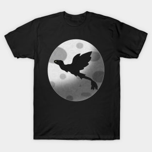 The Night Fury and the Moon (no background ver.) T-Shirt